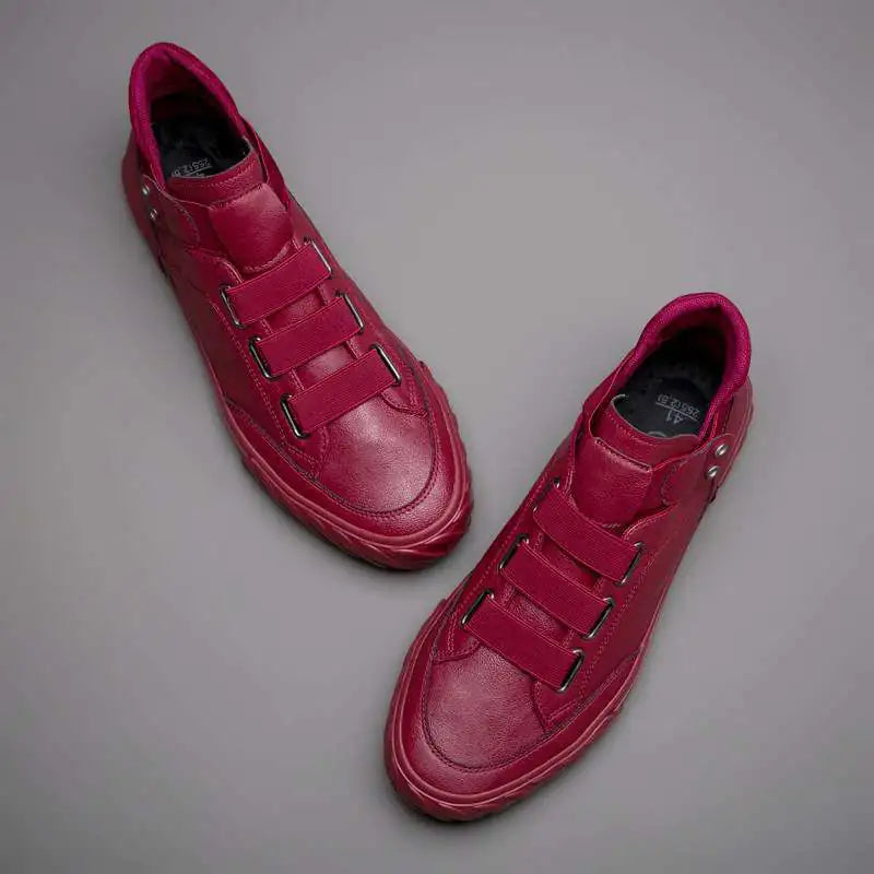 Men's High-Top Leather Korean Fashion Martin Boots