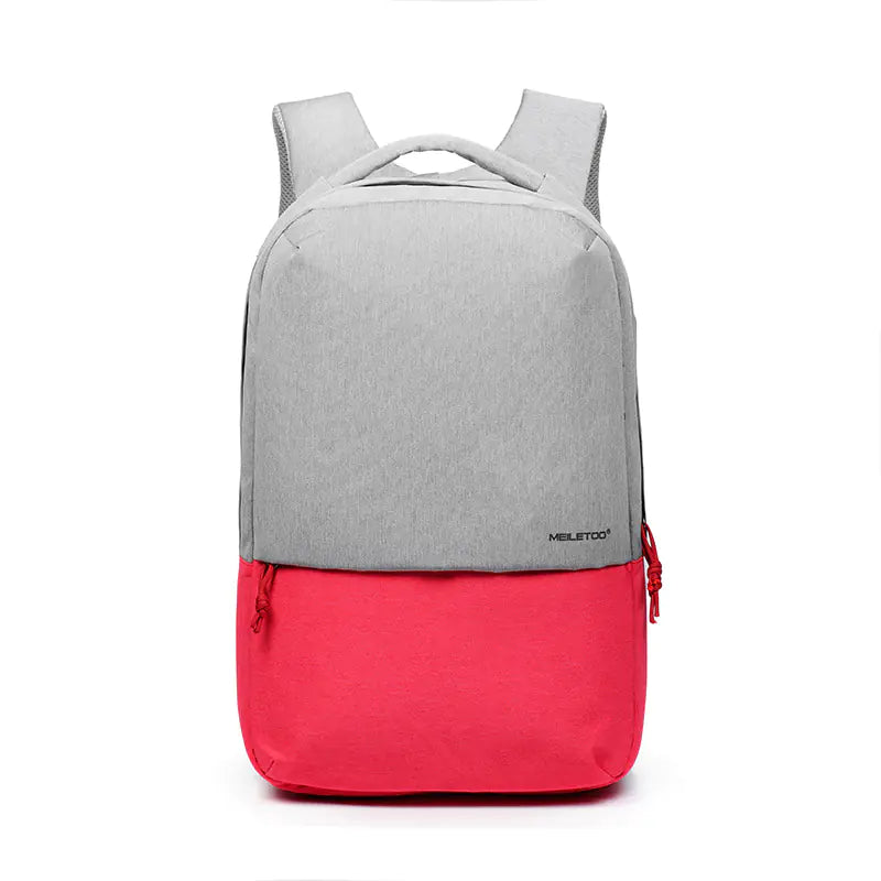Custom Multi-Functional Color Block Backpack for Laptops