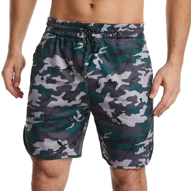 Men's Casual Camouflage Running Shorts - Summer Style