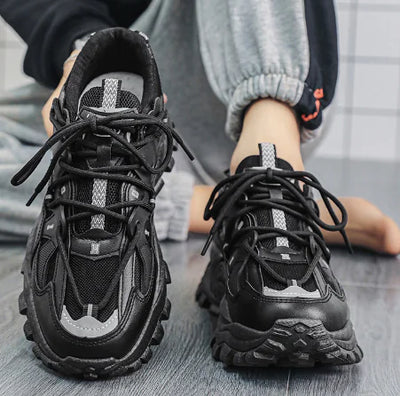 Autumn Winter Round Toe Casual Men's Sneakers