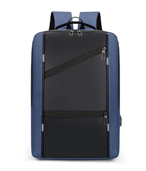 Men's Business Multi-functional USB Charging Backpack