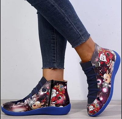 2020 Autumn Winter Women's Short Leather Boots Size 43