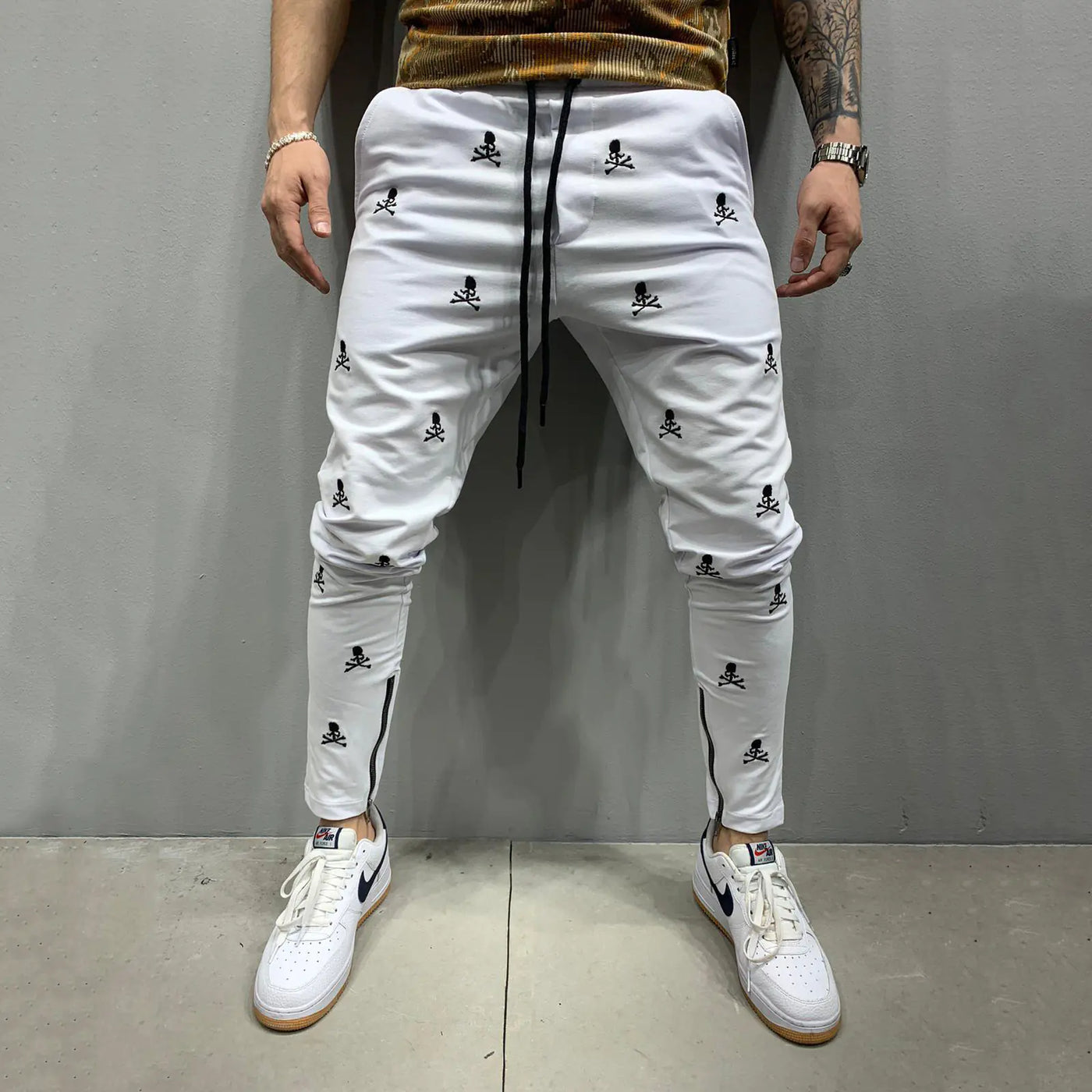 Men's Fitness Sweatpants in Hip Hop Color Design