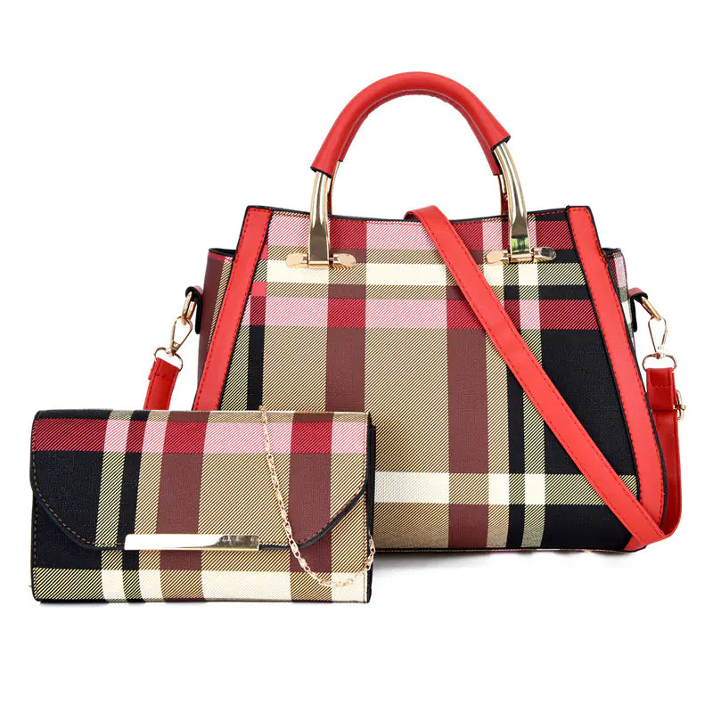 Fashionable Women's Bag Set - Large Capacity Tote & Crossbody