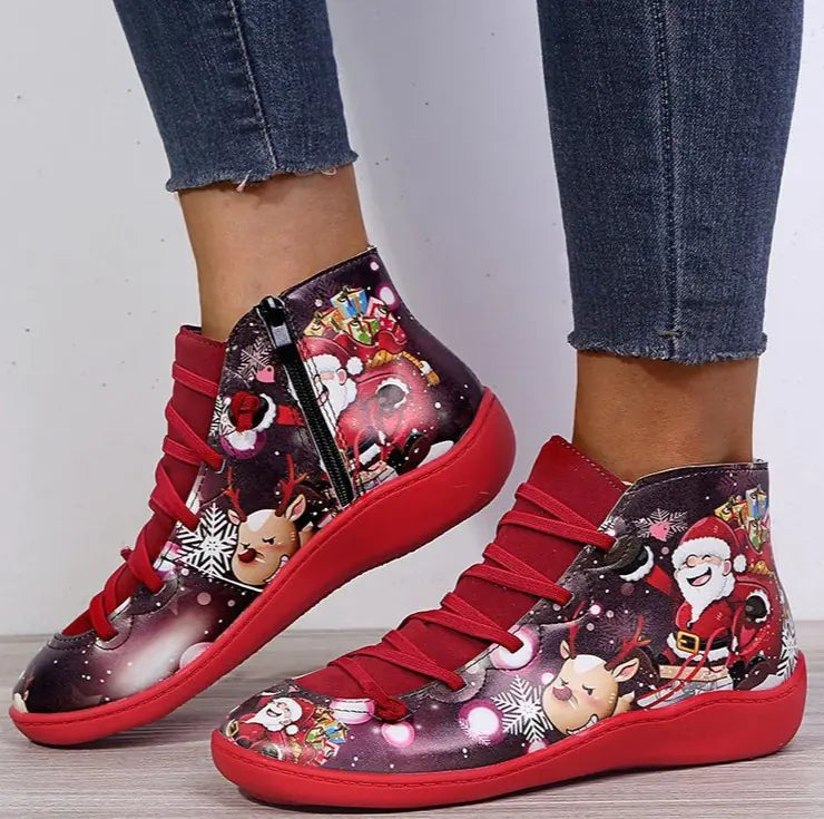 2020 Autumn Winter Women's Short Leather Boots Size 43