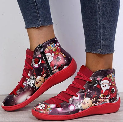 2020 Autumn Winter Women's Short Leather Boots Size 43