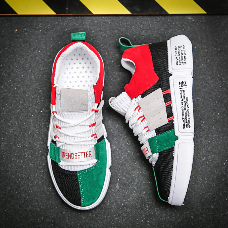Trendy Men's Casual Sneakers with Breathable Mesh