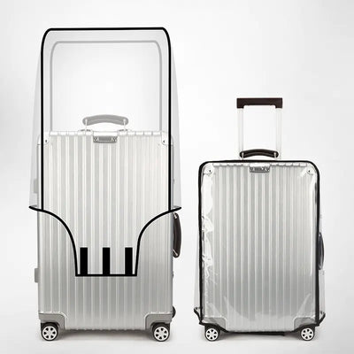 Transparent PVC Luggage Cover for Travel and Sports