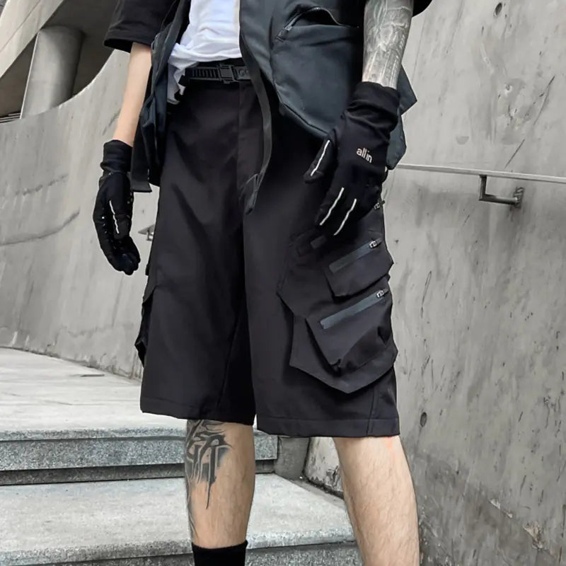 Men's Loose Fit Multi-Pocket Sports Pants
