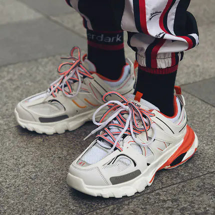 Paris Street Style Chunky Sneakers for Men (Thick Sole)