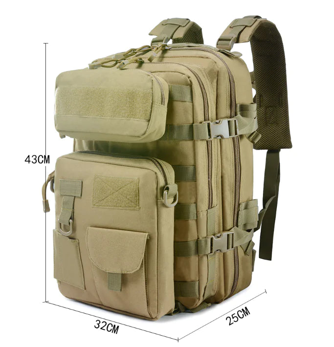 Outdoor Camouflage Backpack - Large Capacity Tactical Set