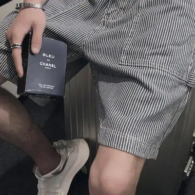 Men's Loose Fit Hip Hop Five-Point Straight Shorts