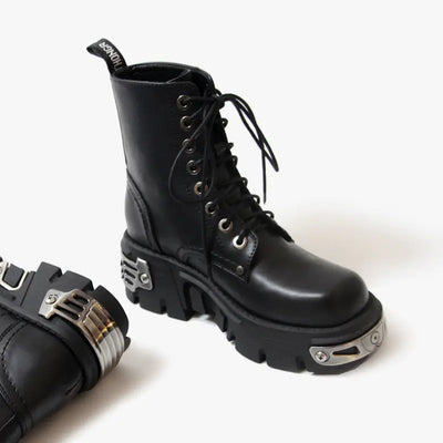 2019 Fall Winter Women's Retro Lace-Up Ankle Boots