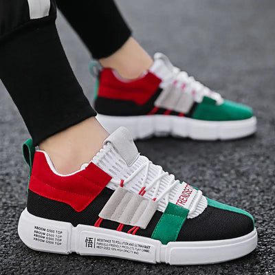 Trendy Men's Casual Sneakers with Breathable Mesh