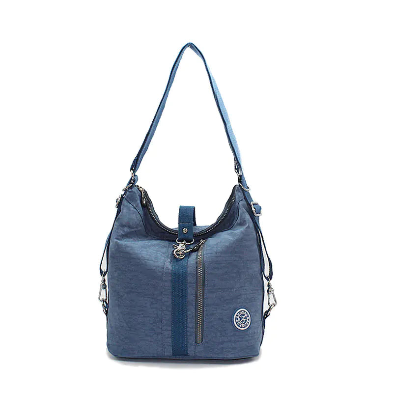 Women's Fashionable Soft Nylon Multi-Use Backpack