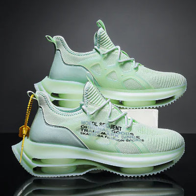 2020 Fall New High-Top Colorful Sneakers with Elastic Sole