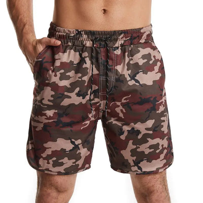 Men's Casual Camouflage Running Shorts - Summer Style