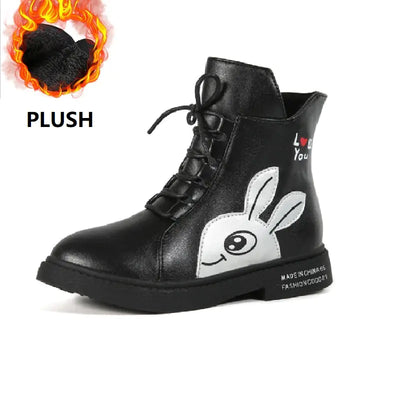Winter Boots for Girls - Mid-Calf Plush Footwear