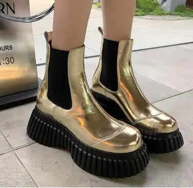 Rock Style Chunky Sole Martin Boots for Women
