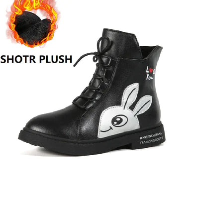 Winter Boots for Girls - Mid-Calf Plush Footwear