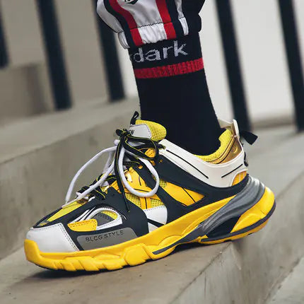 Paris Street Style Chunky Sneakers for Men (Thick Sole)