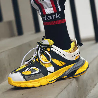 Paris Street Style Chunky Sneakers for Men (Thick Sole)