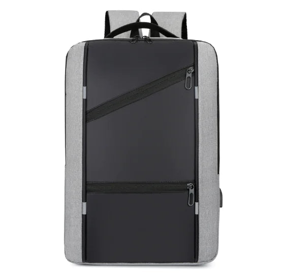 Men's Business Multi-functional USB Charging Backpack