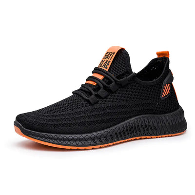 Men's Breathable Flyknit Casual and Running Shoes