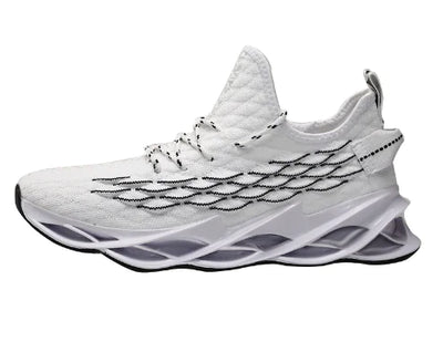 Men's Spring 2020 Air Cushion Sneakers with Knit Upper