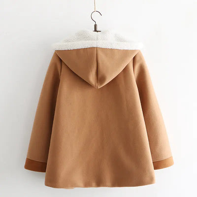 Japanese Style Forest Girl Heart Fox Embroidery Coat