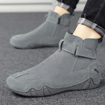 Plus Size Men's Dr Martens High Top Boots with Zipper