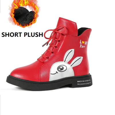 Winter Boots for Girls - Mid-Calf Plush Footwear