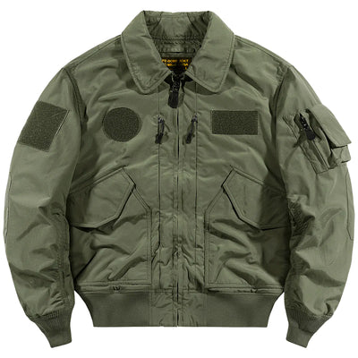 Loose Fitting Fashion Jacket with Multi Pockets