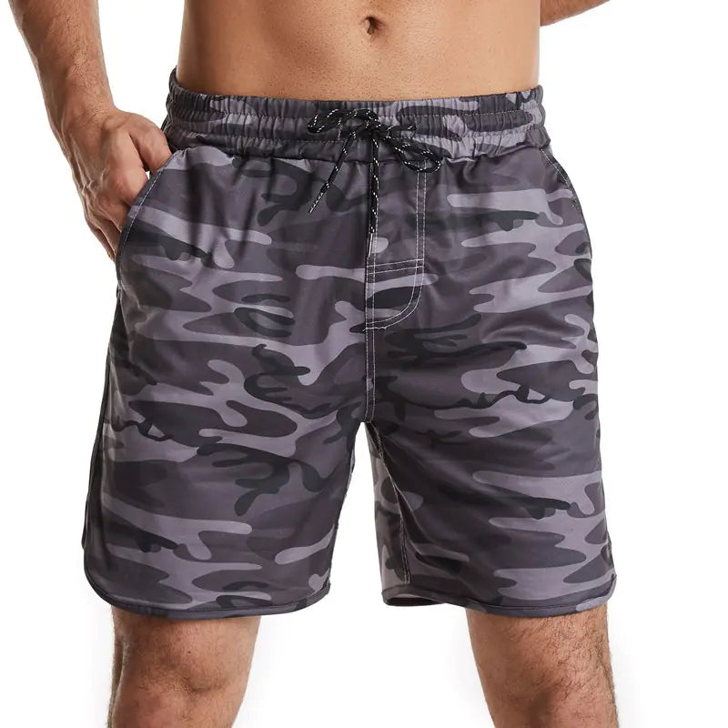 Men's Casual Camouflage Running Shorts - Summer Style