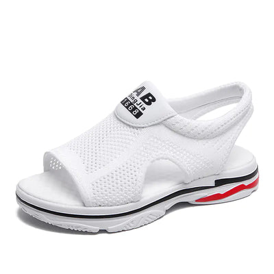 Casual Women's Woven Flat Fish Mouth Shoes