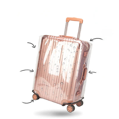 Transparent PVC Luggage Cover for Travel and Sports