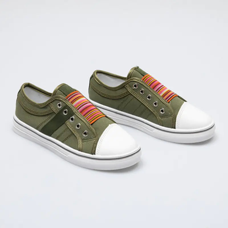 New Women's Colorful Slip-On Loafers with Round Toe