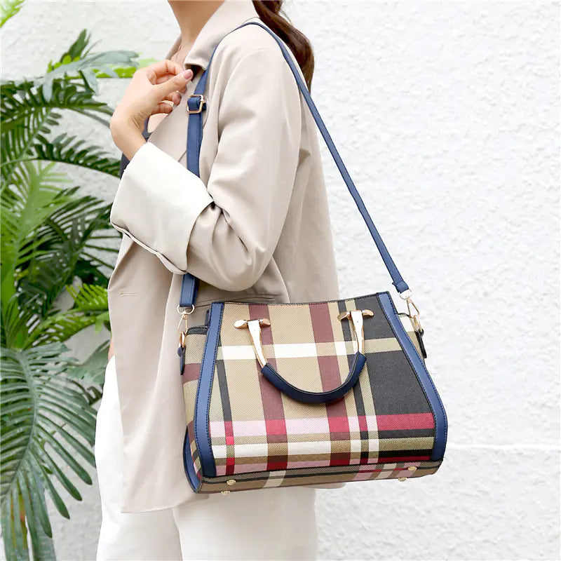 Fashionable Women's Bag Set - Large Capacity Tote & Crossbody