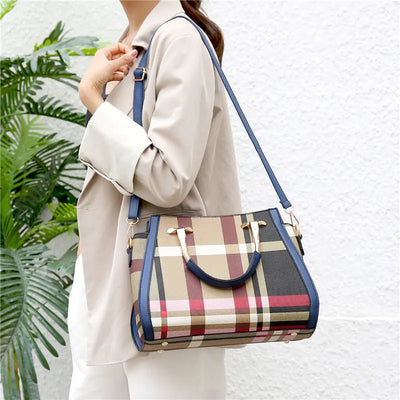 Fashionable Women's Bag Set - Large Capacity Tote & Crossbody