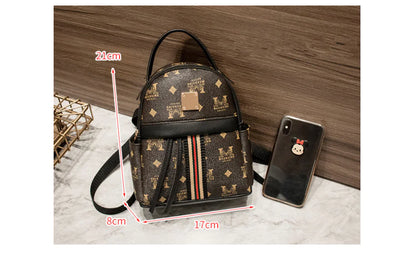 Fashionable Women's Digital Print Mini Backpack