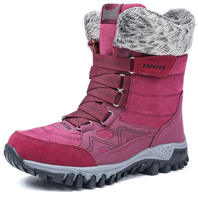Winter High-Top Insulated Non-Slip Snow Boots for Women