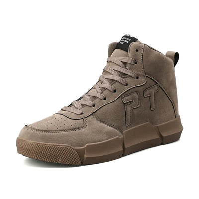 Men's High-Top Athletic Sneakers - Stylish Winter Shoes