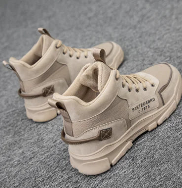 Men's High-Top Athletic Sneakers - Stylish Winter Shoes