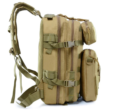 Outdoor Camouflage Backpack - Large Capacity Tactical Set