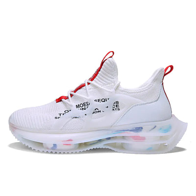 2020 Fall New High-Top Colorful Sneakers with Elastic Sole