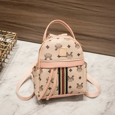 Fashionable Women's Digital Print Mini Backpack