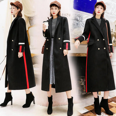 2020 Autumn Trendy Simple Color Long Sleeve Coat