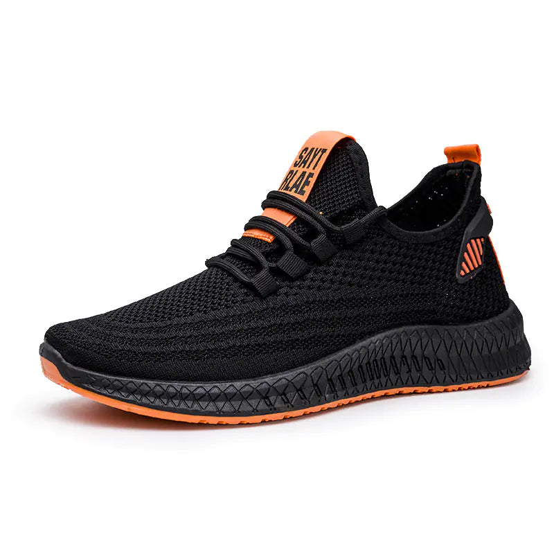 Men's Breathable Flyknit Casual and Running Shoes