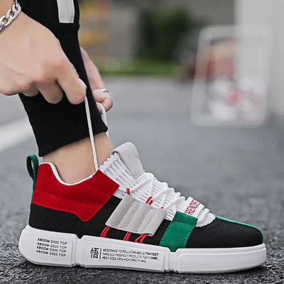 Trendy Men's Casual Sneakers with Breathable Mesh