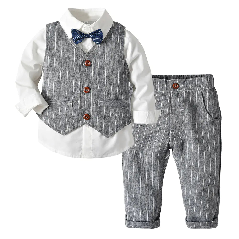 Gentleman Suit Outfit for Baby Boy's First Year